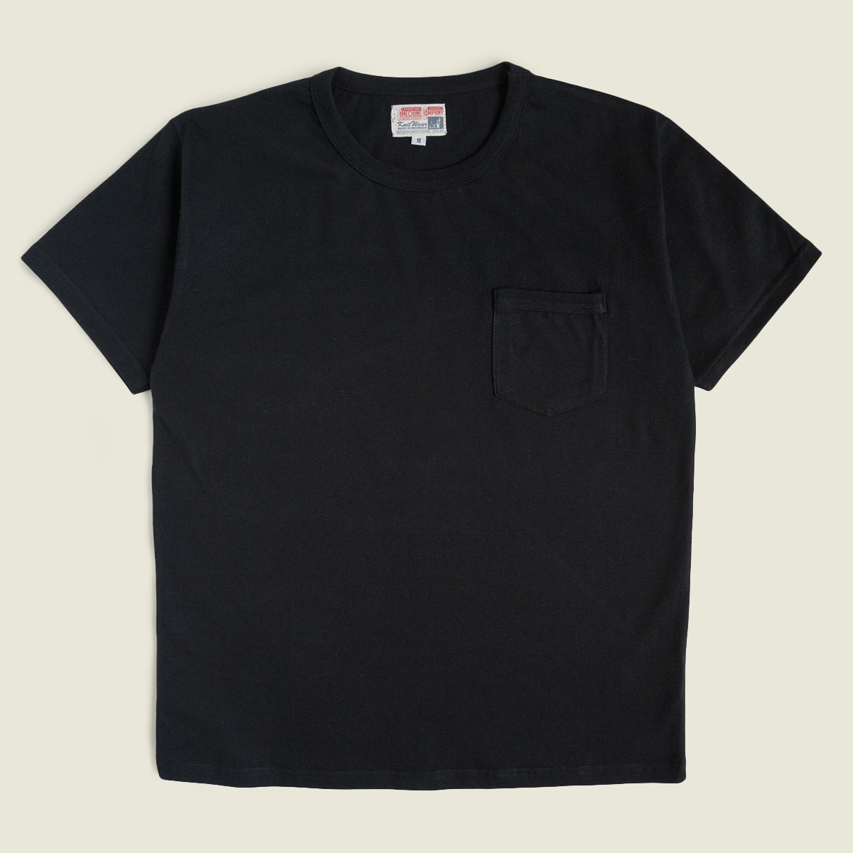 Swanky Pocket T-shirt - Black - Timechine Co.