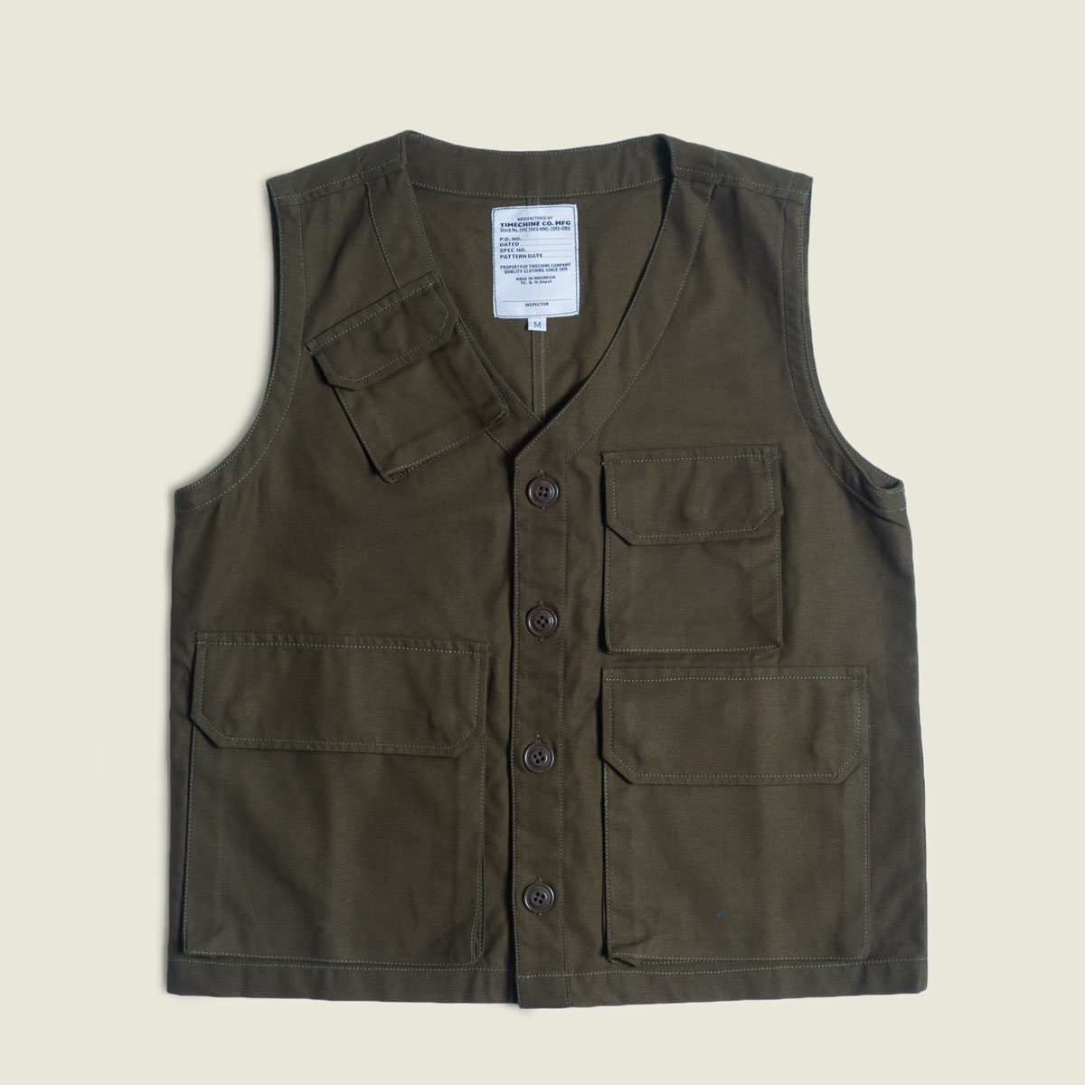 Ace-1 Military Vest - Olive - Timechine Co.